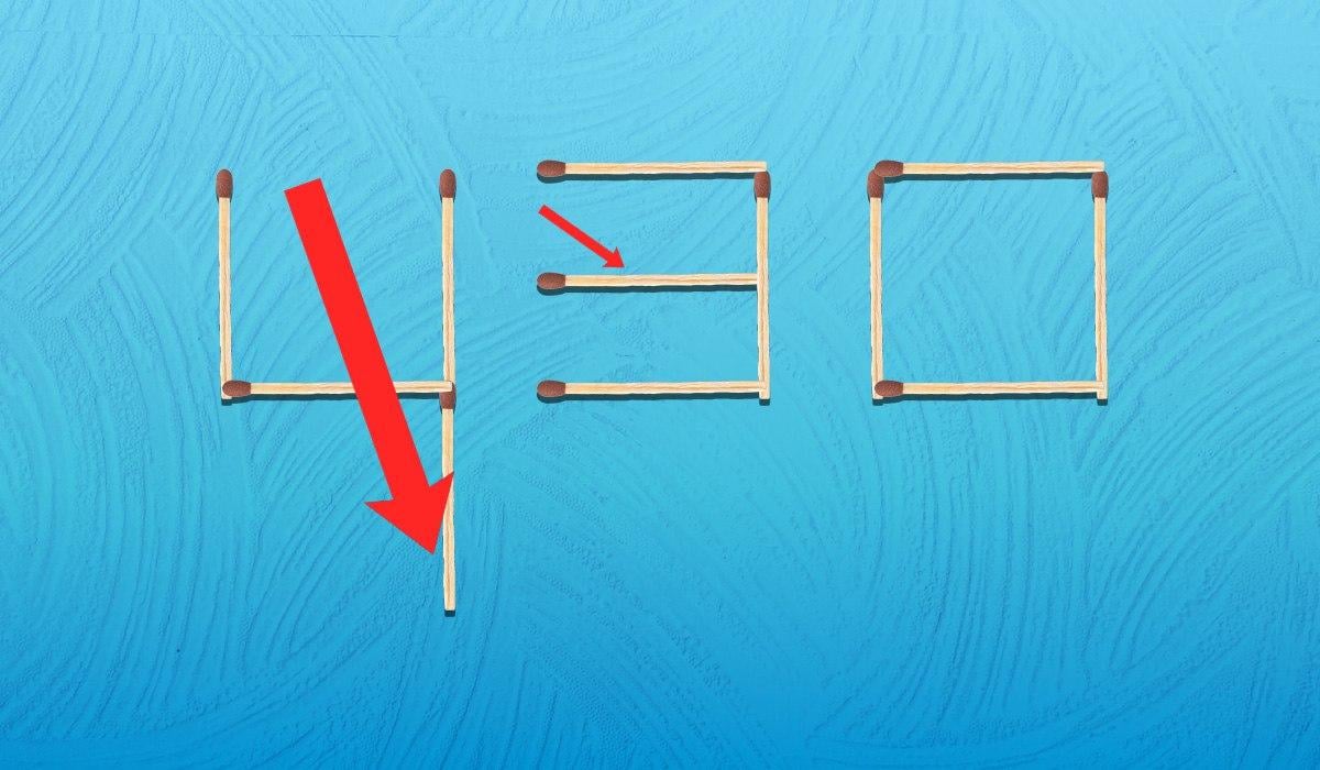 Du skal kun flytte 2 tændstikker for at vise, at klokken er halv seks: en svær IQ-test